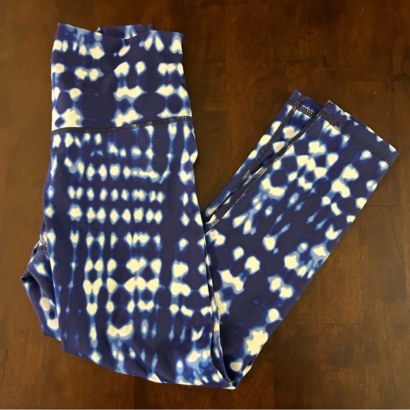 DYI Define Your Inspiration Blue Tie Dye Yoga Pants Leggings Size Small - Picture 2 of 8